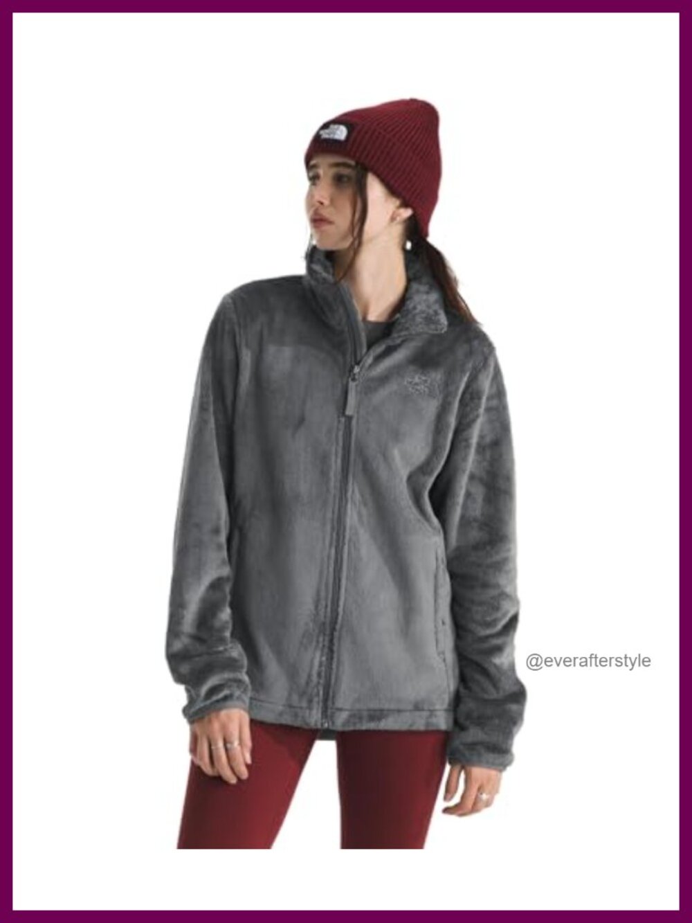 Osito Full Zip Fleece Jacket Plus Size Recycled Polyester Soft Warm